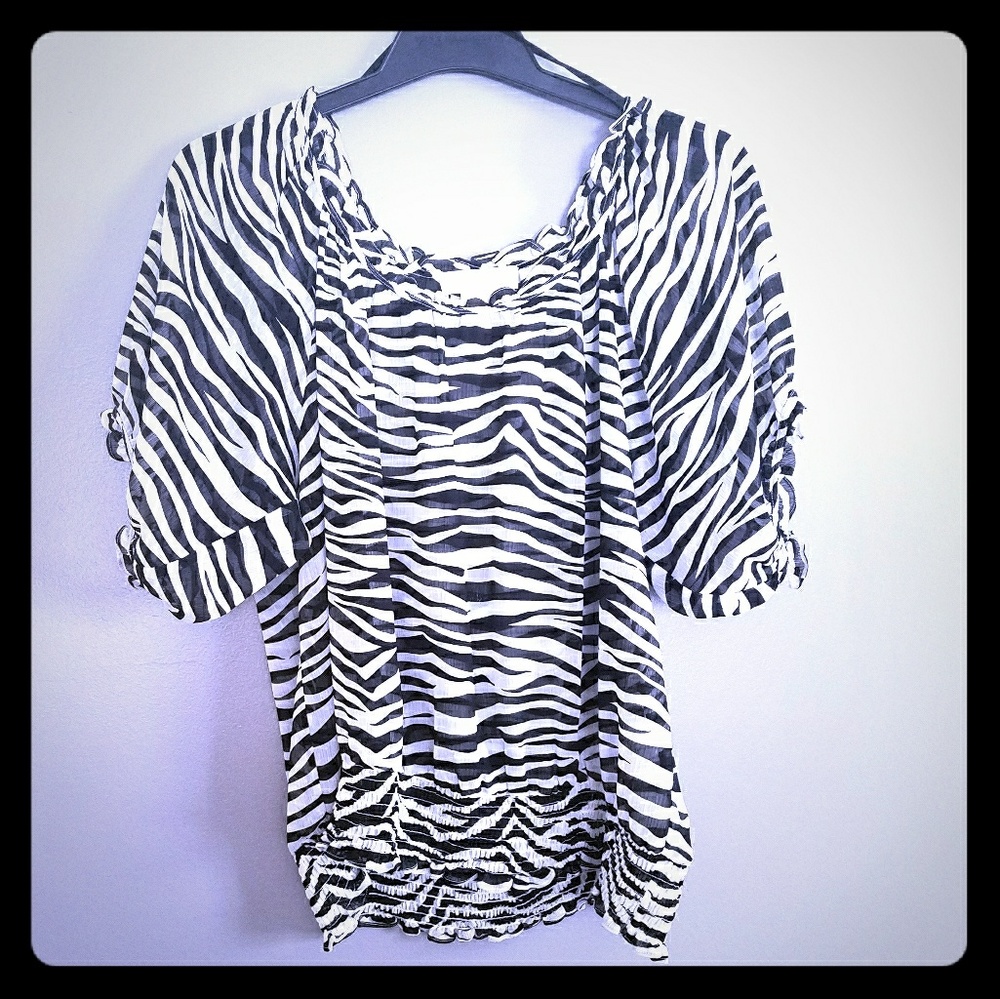 Michael Kors zebra print top